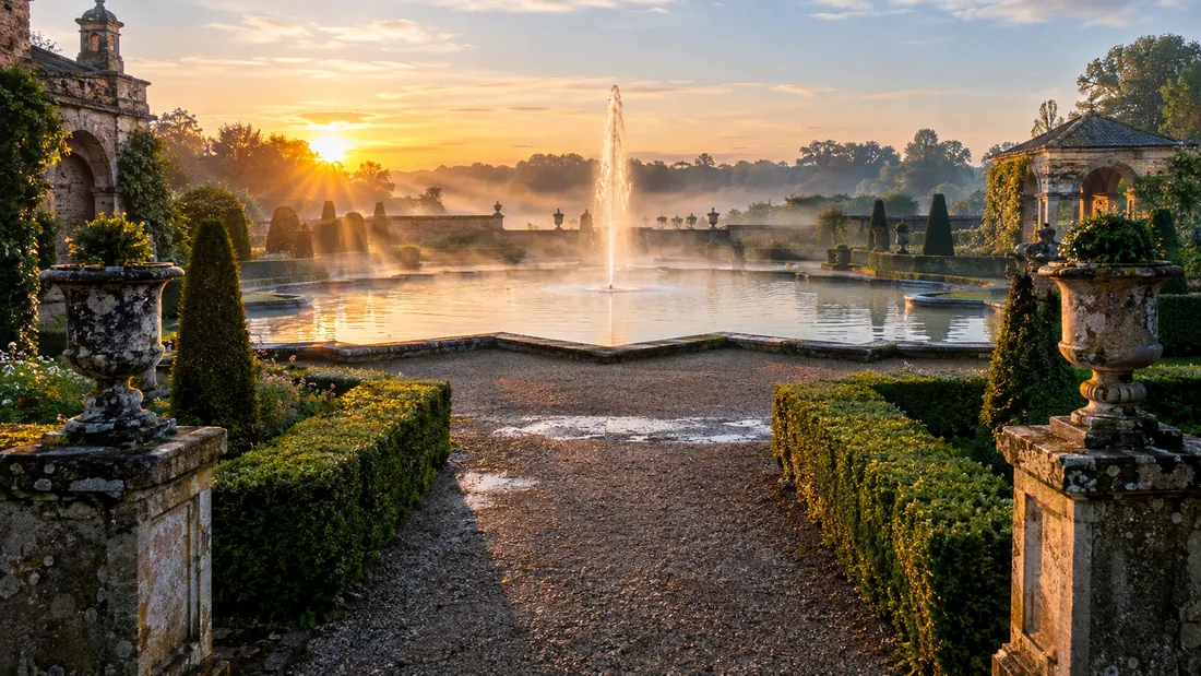 Le fontane a sorpresa di Hellbrunn all’orario di apertura, prima che arrivino i pullman